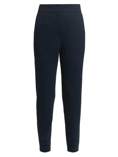 Akris Christopher Wool Jersey Jogger Trousers In Deep Blue