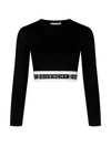 GIVENCHY LOGO BANDED CROP TOP,400013241695