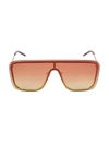 Saint Laurent Sl 364 Betty Ultra Light Mask Sunglasses In Orange,gradient