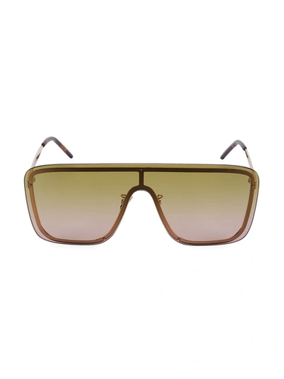 Saint Laurent Sl 364 Betty Ultra Light Mask Sunglasses In Brown
