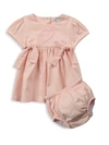 GIVENCHY BABY GIRL'S 2-PIECE LOVE A-LINE DRESS & BLOOMERS SET,400013522585