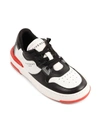 GIVENCHY LITTLE BOY'S & BOY'S TRICOLOR LEATHER LOW-TOP SNEAKERS,400013538721