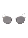 Ray Ban Rb3447 53mm Round Sunglasses In Dark Grey