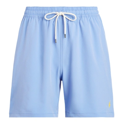 Ralph Lauren 5.75-inch Traveler Classic Swim Trunk In Harbor Island Blue