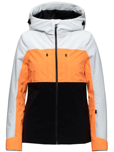 Aztech Mountain Ajax Color-block Puffer Jacket In Orange