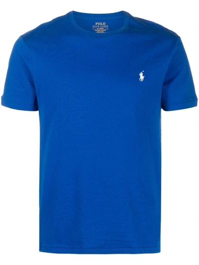 Polo Ralph Lauren Polo Pony Embroidered Cotton T-shirt In White