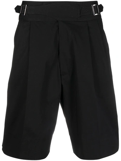 Dsquared2 Pleat Detail Bermuda Shorts In Black