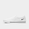 Nike Women's Court Legacy Slip-on Casual Sneakers From Finish Line In White/black