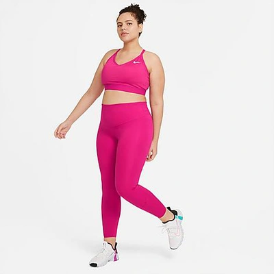 Nike Women's One Luxe Cropped Tights (plus Size) In Fireberry/clear ...
