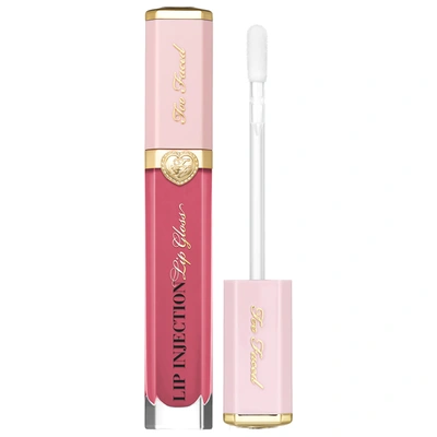 TOO FACED LIP INJECTION POWER PLUMPING HYDRATING LIP GLOSS JUST A GIRL 0.22 OZ/ 6.5 ML,P467795