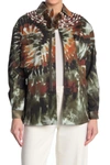 VALENTINO CABAN EMBELLISHED TIE DYE JACKET,8054527574539