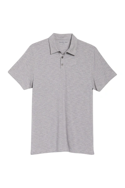 Zachary Prell Short Sleeve Polo Shirt In Pewter