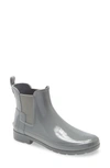 Hunter Original Refined Chelsea Waterproof Rain Boot In Geysers