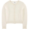 BONPOINT BONPOINT CREAM CASHMERE CARDIGAN,PEBDA3703CA-102