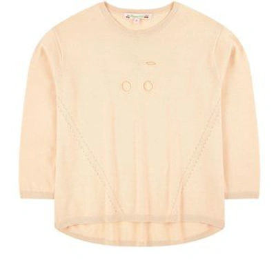 Bonpoint Babies'  Pink Embroidered Jumper