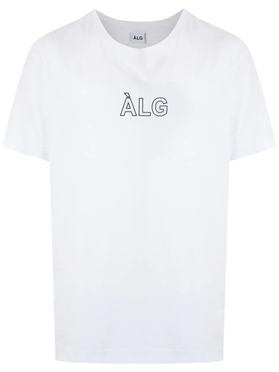 Àlg Logo Bandeirinha T-shirt In White