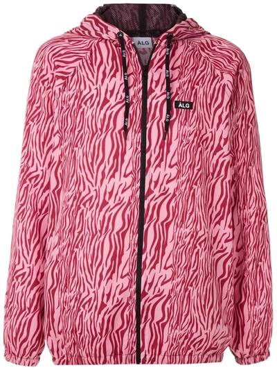 Àlg Oxford Zebra Jacket In Pink