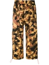 ÀLG CAMOUFLAGE OXFORD CROPPED TROUSERS