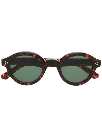 Lesca Corbs Round-frame Sunglasses