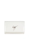 GIUSEPPE ZANOTTI CLEOPATRA PATENT-LEATHER CLUTCH