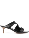 AGL ATTILIO GIUSTI LEOMBRUNI BUCKLE STRAP DETAIL MULES