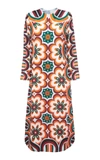 La Doublej Long Sleeve Swing Dress (placed) In Print