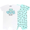 MOSCHINO MULTICOLOR SET FOR BABYKIDS,MMY02P LAB22 82180