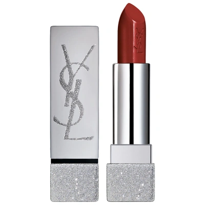 Saint Laurent Ysl X Zoë Kravitz Rouge Pur Couture Satin Lipstick 149 Midnight La 0.13 oz/ 3.8g In Gray