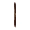 Stila Stay All Day® Dual-ended Waterproof Liquid Eye Liner Dark Brown 0.033 oz / 1 ml In Dark Brown