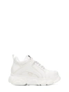 BUFFALO BUFFALO LONDON WOMEN'S WHITE LEATHER SNEAKERS,BFSCORINWHITE 41