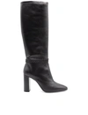 MALIPARMI MALÌPARMI WOMEN'S BLACK LEATHER BOOTS,ST0200BLACK 38.5