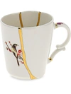 Seletti Crack Detail Mug In White