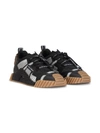 Dolce & Gabbana Multi-panel Design Sneakers In Black