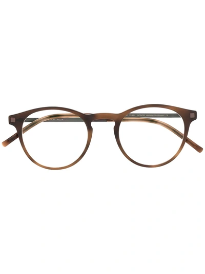 Mykita Talini Round Glasses In Brown