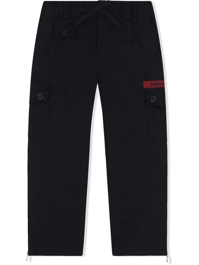 Dolce & Gabbana Kids' Logo-print Track Pants In Black