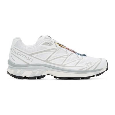 Salomon White Limited Edition Xt-6 Adv Sneakers