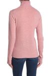 Quinn Turtleneck Cashmere Sweater In Dusty Rose