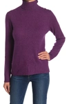 Quinn Turtleneck Cashmere Sweater In Wineberry