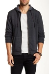 Threads 4 Thought Hooded Zip Sweatshirt In Carbon