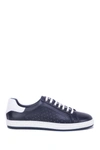 English Laundry Harry Leather Sneaker In Navy