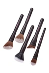 GLAMOUR STATUS ALL ABOUT THE FACE 5-PIECE MAKEUP BRUSH SET,704975271419