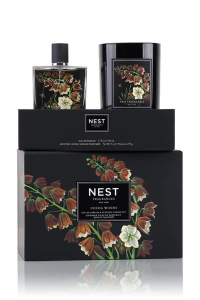 Nest Fragrances Cocoa Woods Eau De Parfum & Candle 2-piece Set