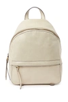 Hobo Cliff Leather Backpack In Linen
