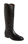 Frye Melissa Button 2 Knee High Boot In Black Leather