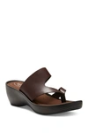 Eastland Laurel Wedge Sandal In Brown