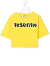 MOSCHINO EMBROIDERED-LOGO T-SHIRT