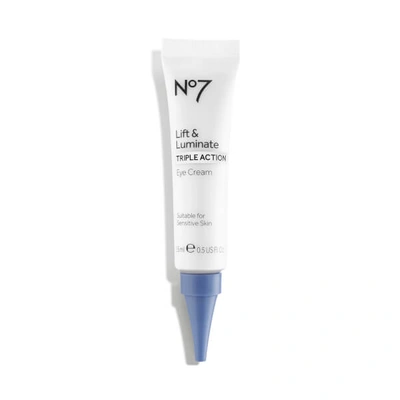 No7 Lift And Luminate Eye Cream In White