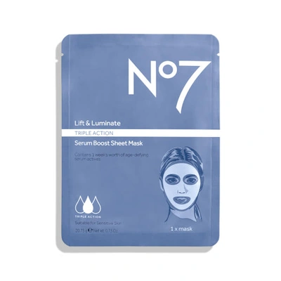 No7 Lift And Luminate Sheet Mask 0.73oz