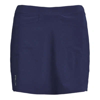 Polo Ralph Lauren Perforated Stretch Skort In French Navy