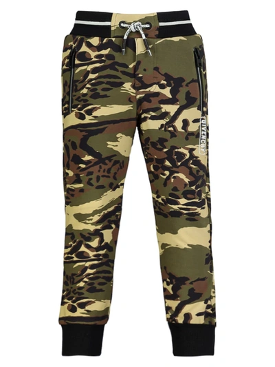 Givenchy Kids Sweatpants For Boys In Green